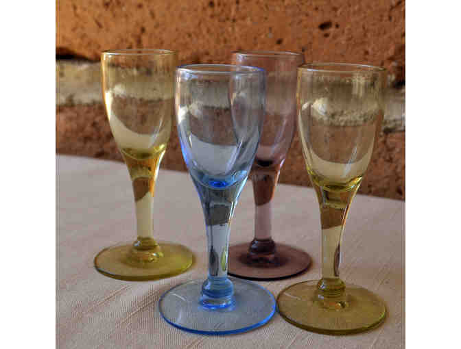 Vintage Apertif Glasses - Stemware - Set of 4