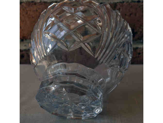 Vintage Lead Crystal Bowl/Basket With Handle