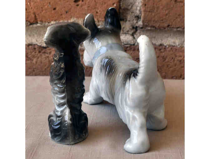 Ceramic Scotty Dog Figurine Pair