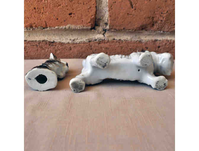 Ceramic Scotty Dog Figurine Pair