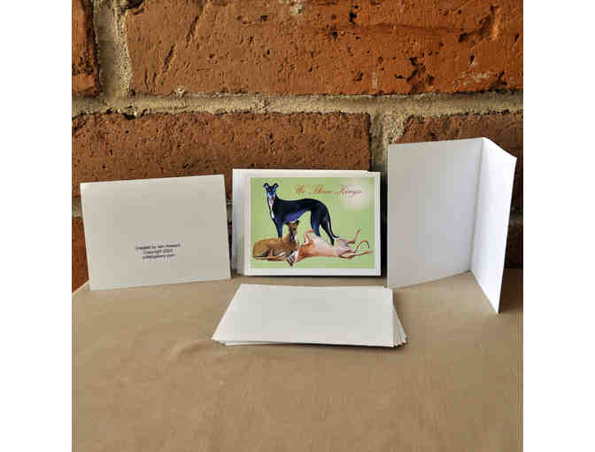 Cards (10) - Greyhound We Three Kings - Blank Inside
