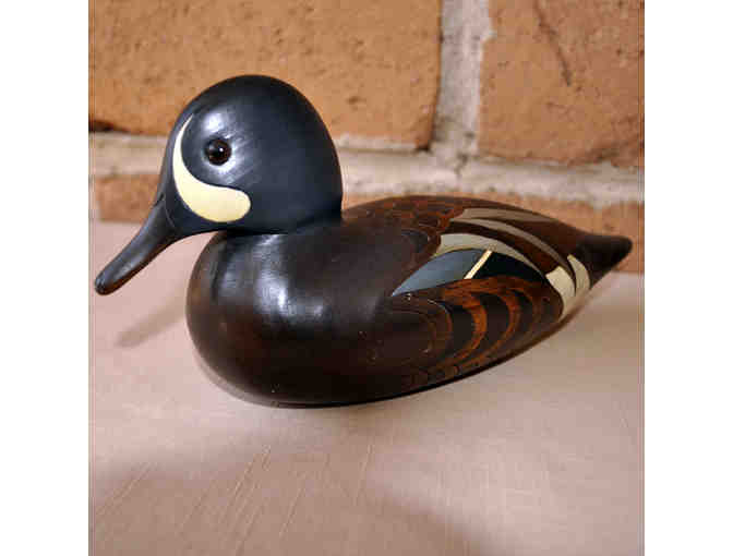 Blue-Winged Teal Drake Decoy, Hand-Crafted by John Jeffrey Barto