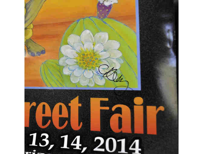 Poster - Dec 2014 Fourth Ave Street Fair - signed by Courtney Kelly, 18" x 24", unframed - Photo 2