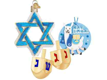 HOLIDAY SCENE - Hanukkah Ornament - $40