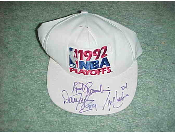 Phoenix Suns NBA Playoffs Autographed Hat - 1992