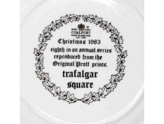 Coalport Plate - Christmas 1983 - Trafalgar Square