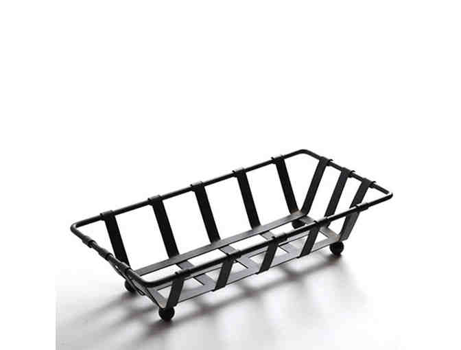 Rectangular Metal Serving Basket Pair