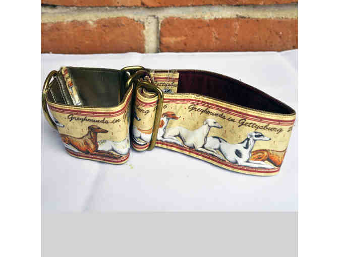 Martingale Collar - 2' - Greyhounds in Gettysburg Print