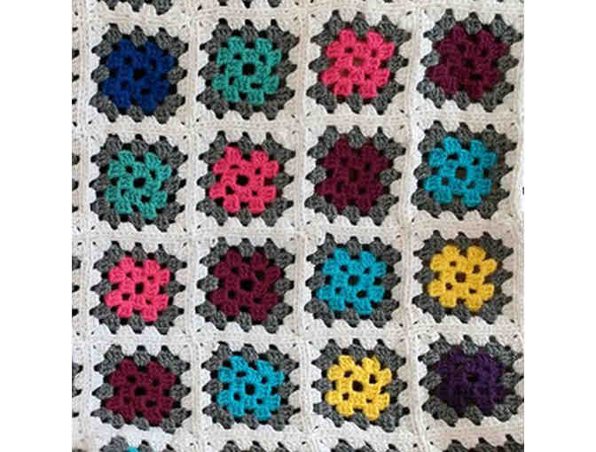 Handmade, Crocheted Afghan - 56' x 43'