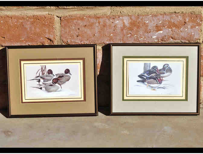 Vintage Duck Art Print Pair - Framed - Prints by Art LaMay