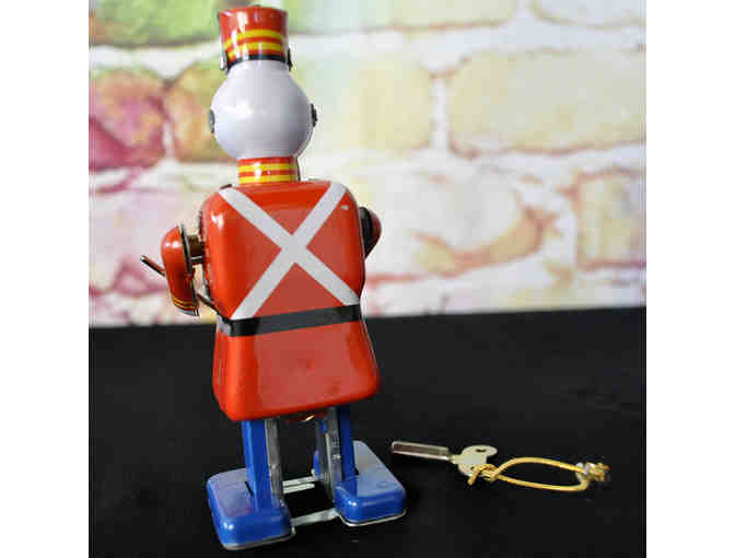Tin Lithographed Wind-Up Drummer Soldier by Linemar / Marx Toys