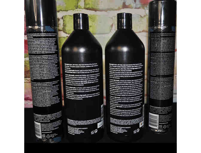 Matrix Hair Care Products - High Amplify Shampoo and Conditioner, Vavoom Freezing Spray