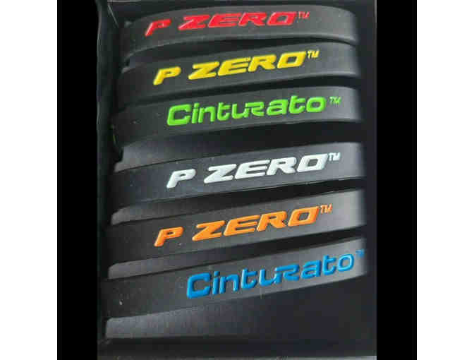 Pirelli F1 Tire Memorial Black Wristband - Set of 6
