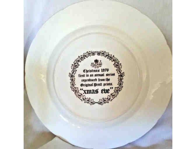 Coalport Plate - Christmas 1976 - Xmas Eve