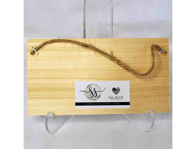 Mint Colored 'Do Not Let Cat Out' Hanging Wall Art - Simply Said