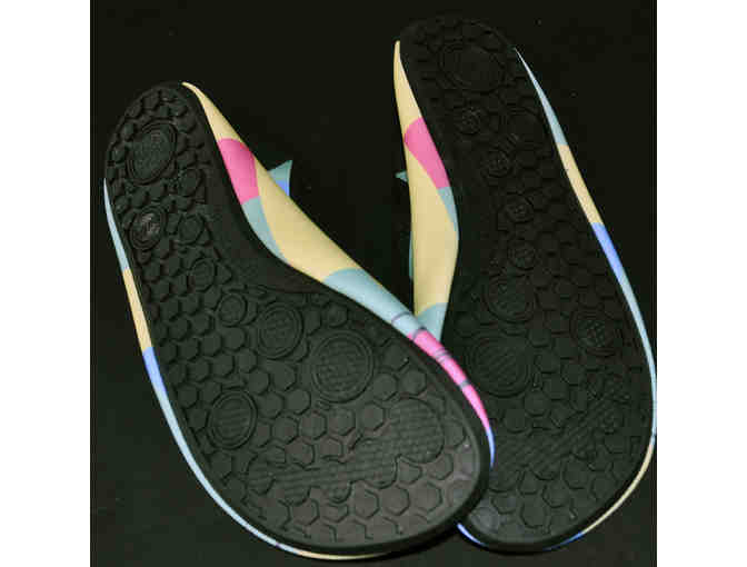 Yellow and Blue Color Block Cat Water Shoe - Women Size 38-39 - by Yasirun