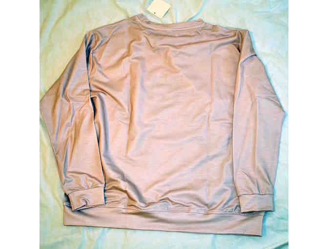 Beige & Brown Dog Crewneck Sweatshirt - XL - by PixieLady
