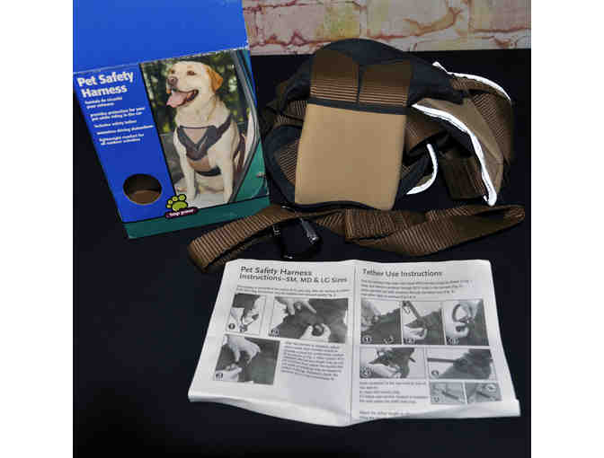Top Paw Pet Safety Harness and Tether - Large 50-80 lbs