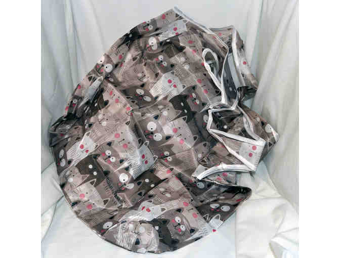 Curious Cat Market Tote - Lightweight & Foldable - Reusable Tote Bag for Shopping