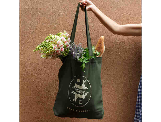 Rabbit Rabbit 100% Cotton Tote Bag