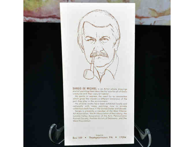 Four Prints of Drawings of Native Americans by Sargio Joseph De Michiel