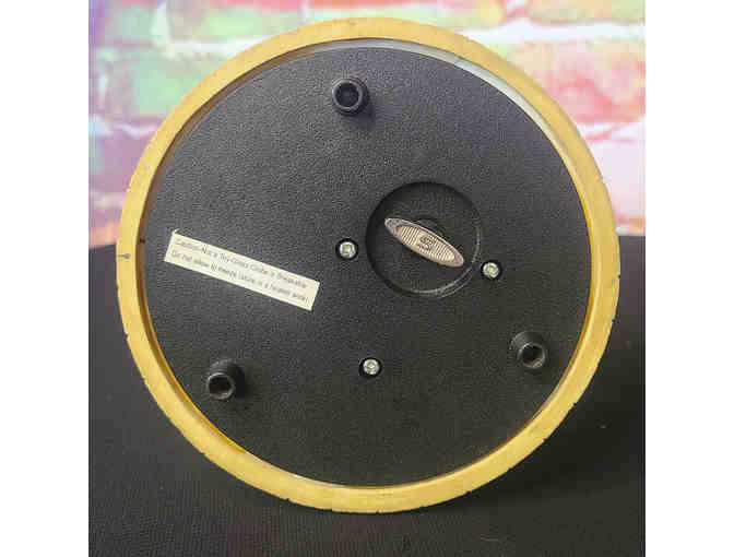 Large Vintage 1990 Snow Globe - Wind Up Music Box Plays NY - Subway Spins Under the City