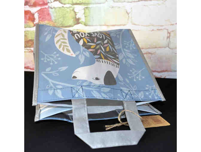 Blue Dog 'Love You Fur-ever' Medium Reusable Gift Bag - Karma