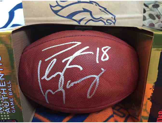 Autographed Peyton Manning Football