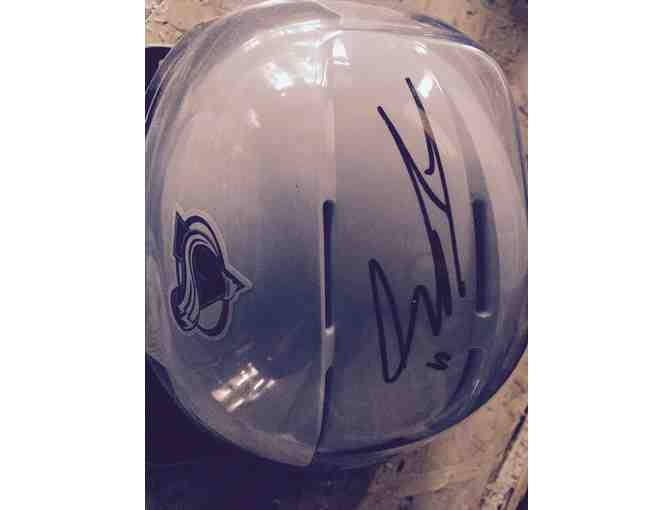 AVs Signed mini helmet - #4 Tyson Barrie
