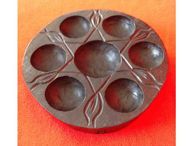 Wooden Round Candle Holder