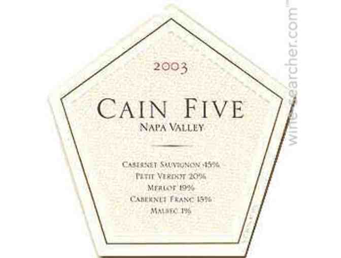 2 bottles of 2003 Cain Five