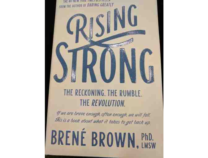 Rare Autographed Copy of Rising Strong by Brene Brown -- CLOSING TONIGHT --  March 31
