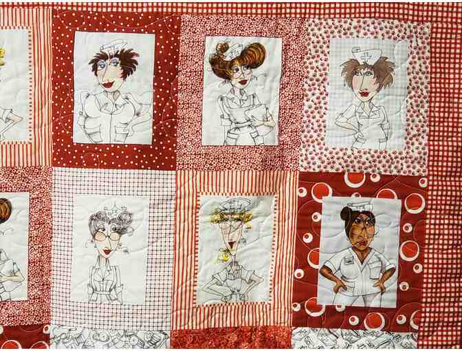 Handmade Quilt -- Nifty Nurses!