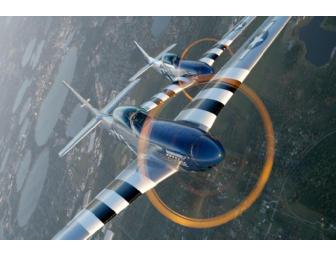 Fly P-51 Mustang and T-6 Texan trainer