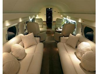 Private jet charter flight