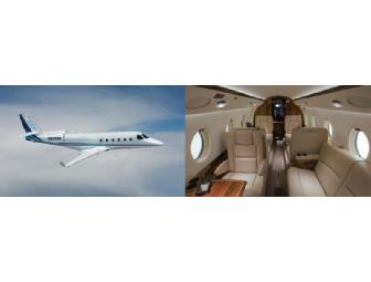 Private jet charter flight
