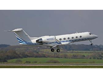 Private jet charter flight