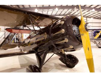 A WACO YMF-5D classic sport biplane
