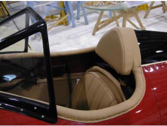 A WACO YMF-5D classic sport biplane