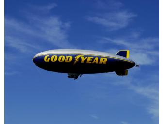 A ride for 2 in the Goodyear Blimp