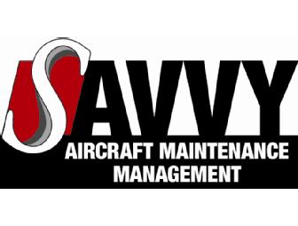 1 year of professional maintenance management from Savvy Aircrat Maintenence Management