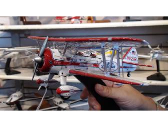 Hand carved CUSTOM wood model airplane from Gift of Wings