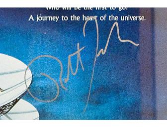 Framed Poster of the Movie 'Contact', autographed by Director Robert Zemeckis