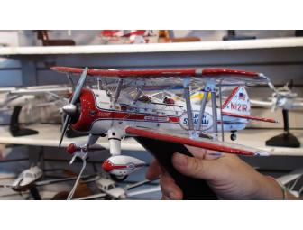 Hand carved CUSTOM wood model airplane from Gift of Wings