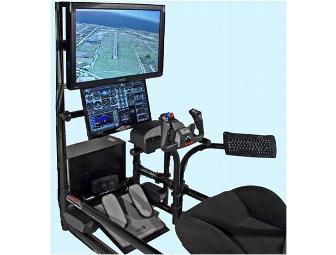 PC Dual Screen Flight Simulator