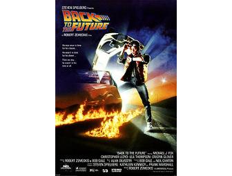 Autographed 'Back to the Future' Framed Movie Poster