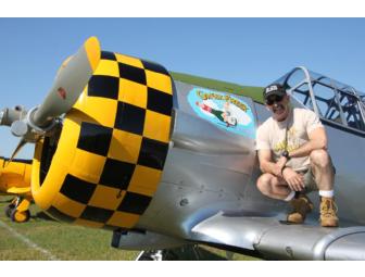 Scenic T-6 Flight with Country Music Star Aaron Tippin
