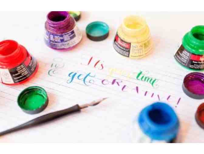 Calligraphy and Painting Class in Downtown Boston