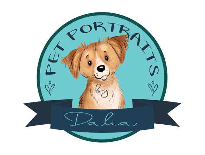 Cartoon portrait for 2 people and one animal by Portraits by Dalia - Photo 1