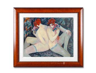 TWO NUDES BY BARBARA WOOD